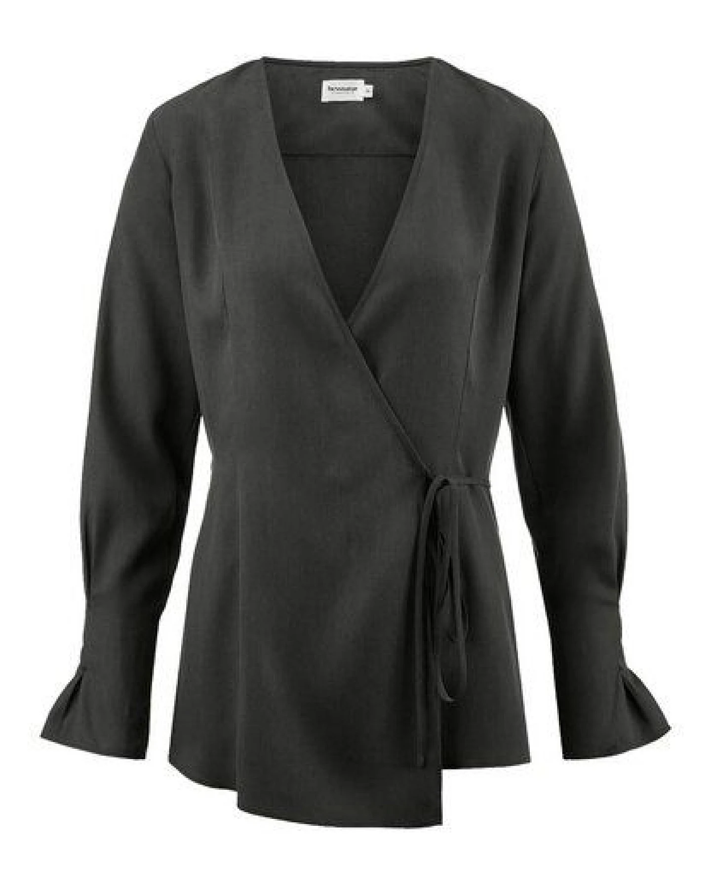 hessnatur Wickelbluse Regular aus reinem TENCEL Lyocell – Ansicht 3