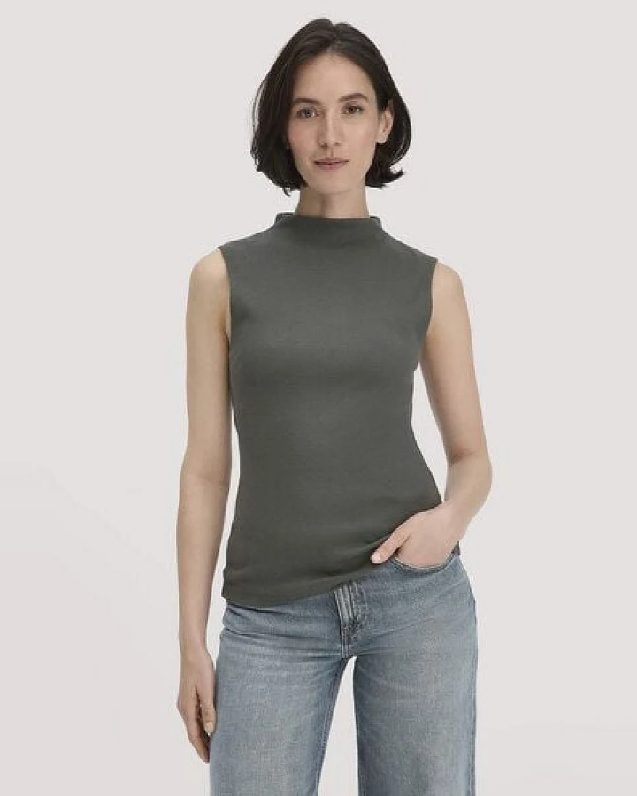 hessnatur Rib Top Slim aus Bio-Baumwolle