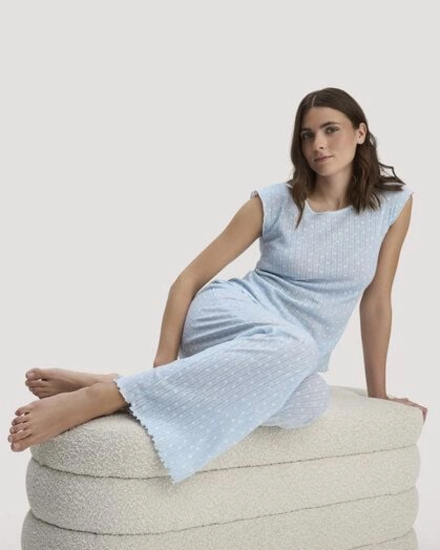 hessnatur Pointelle Schlafhose Relaxed PURE COTTON aus reiner Bio-Baumwolle – Ansicht 4