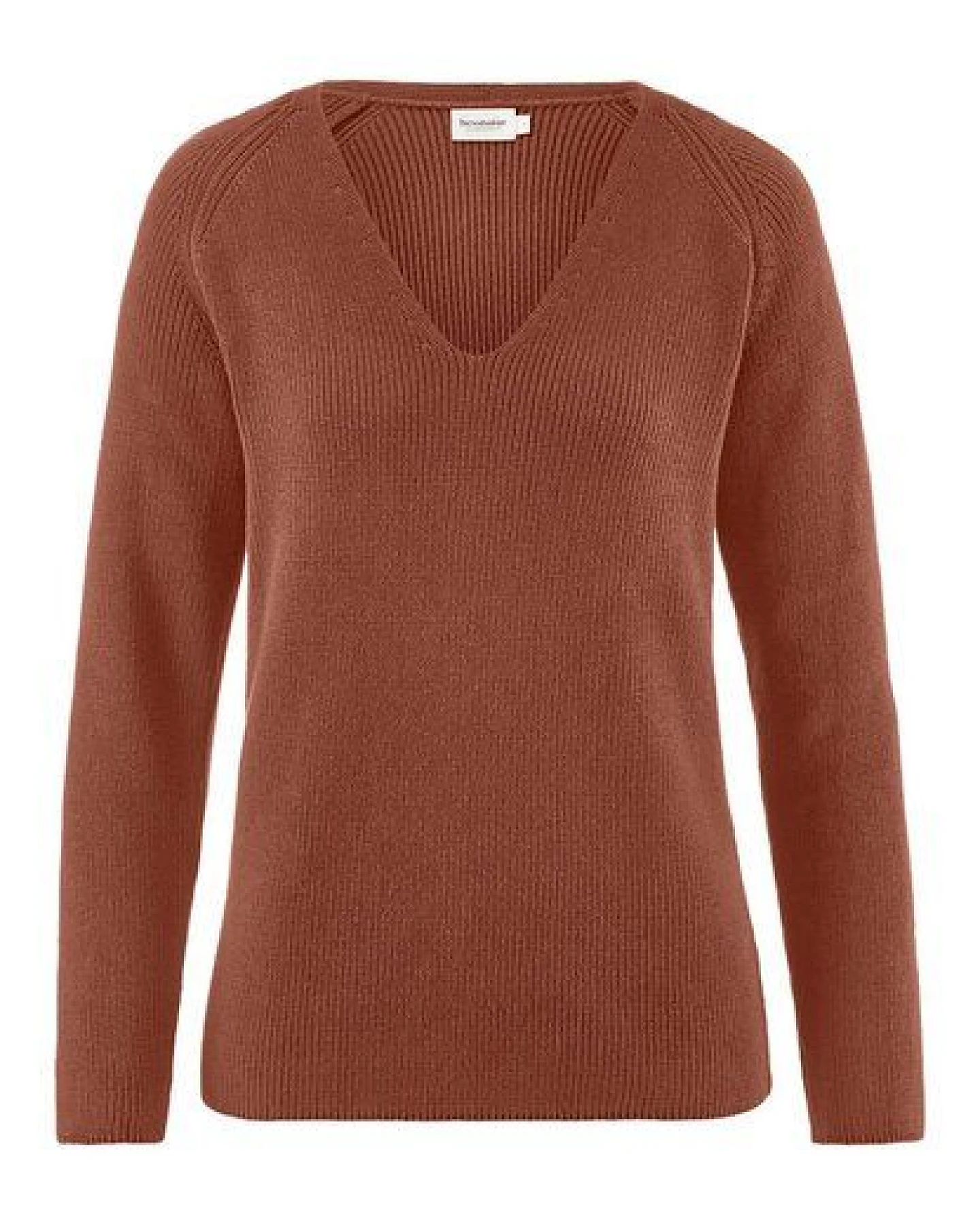 hessnatur Strick Pullover Regular aus reiner Bio-Baumwolle – Ansicht 3