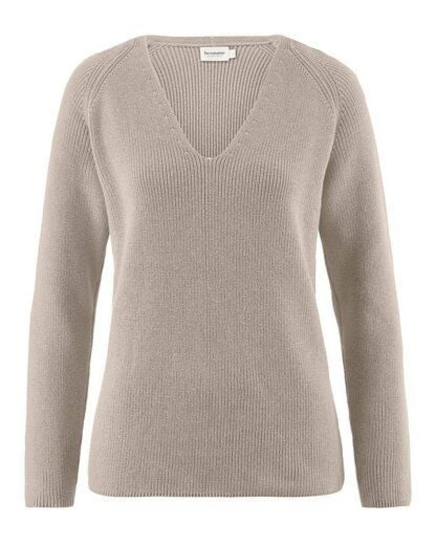 hessnatur Strick Pullover Regular aus reiner Bio-Baumwolle – Ansicht 3