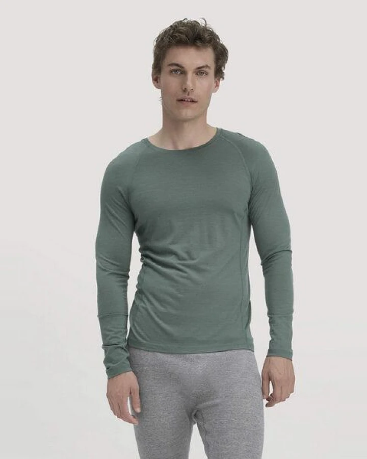 hessnatur Wool-Silk Longsleeve aus Bio-Merinowolle mit Seide