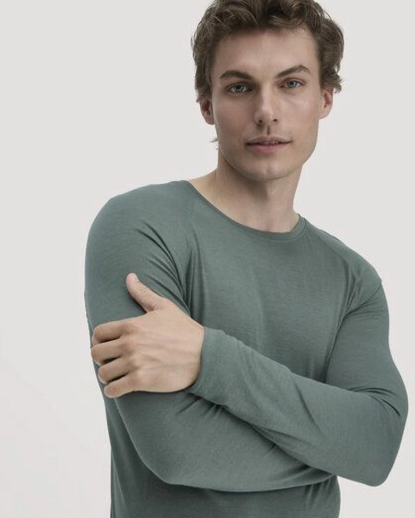 hessnatur Wool-Silk Longsleeve aus Bio-Merinowolle mit Seide – Ansicht 4