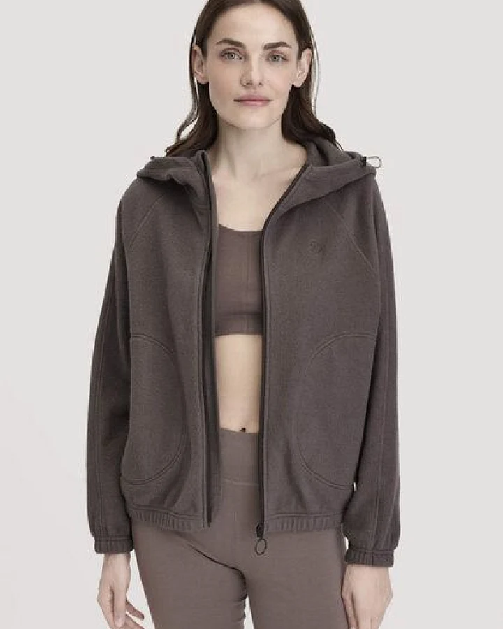 hessnatur Softfleece Jacke Oversize ACTIVE COMFORT aus reiner Bio-Baumwolle