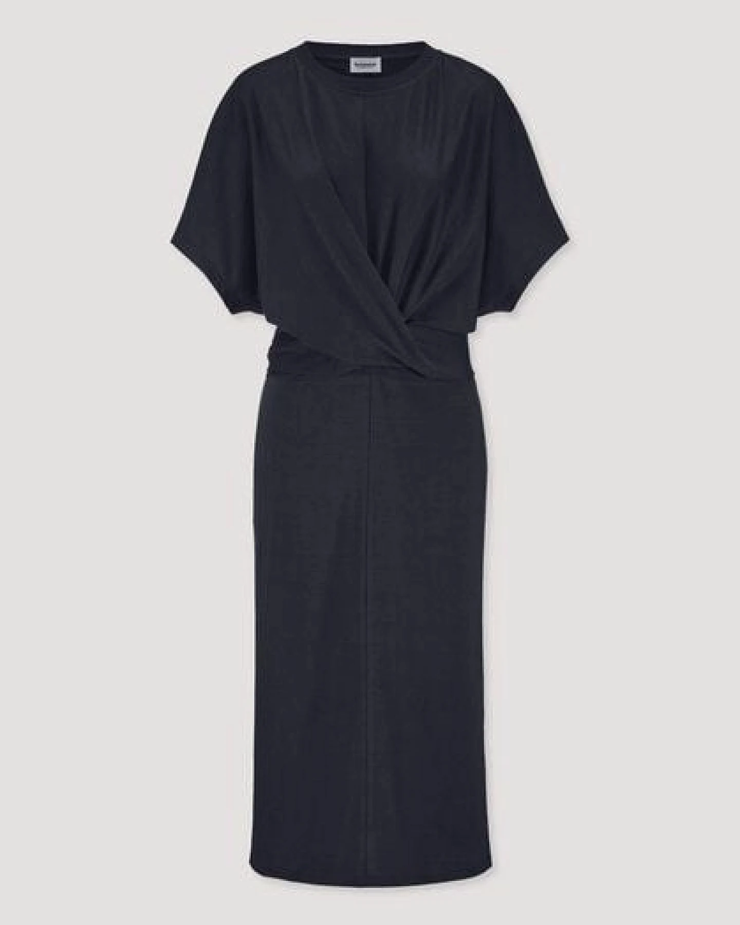hessnatur Jersey Kleid Midi Oversize aus reiner Bio-Baumwolle – Ansicht 4