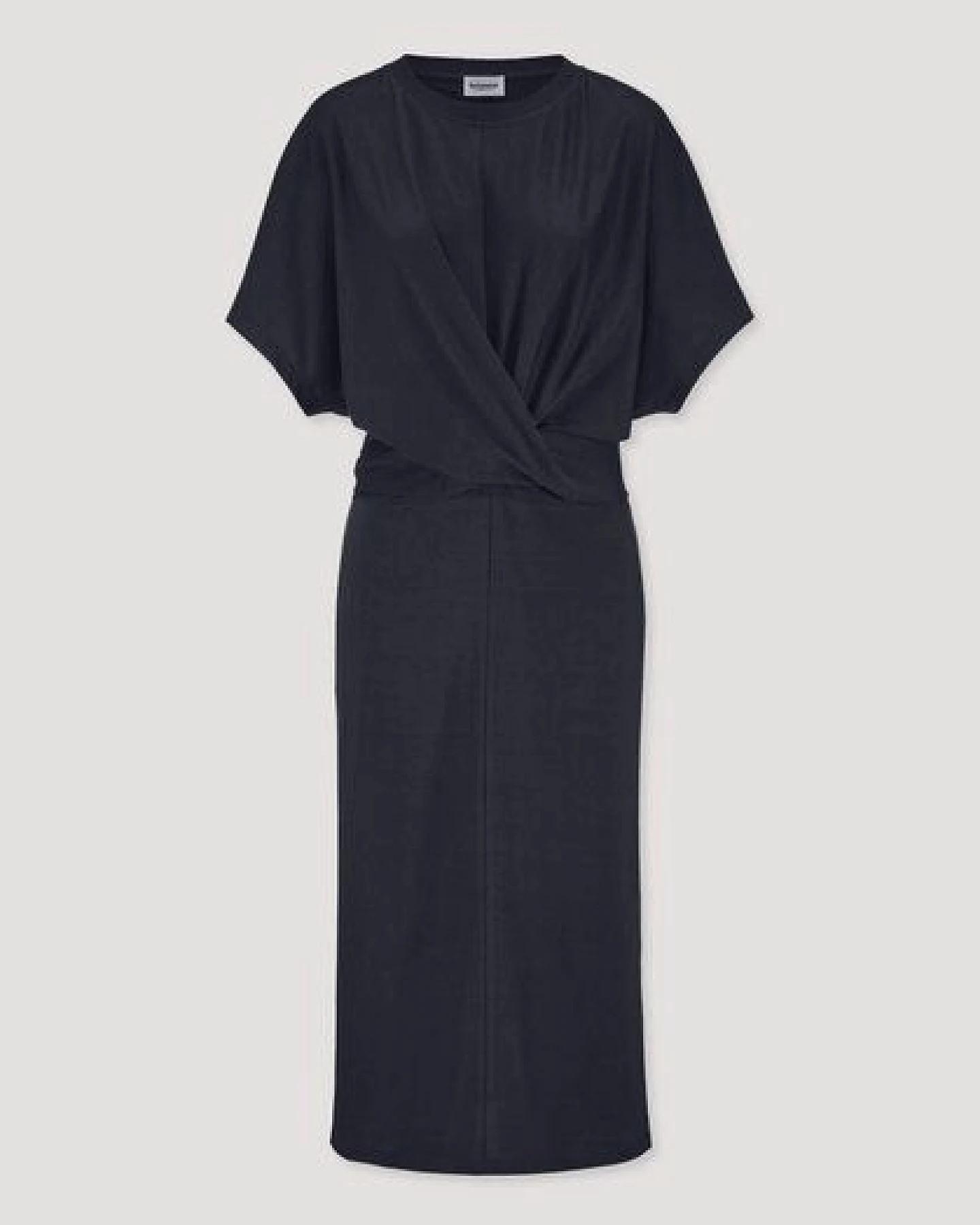 hessnatur Jersey Kleid Midi Oversize aus reiner Bio-Baumwolle – Ansicht 4