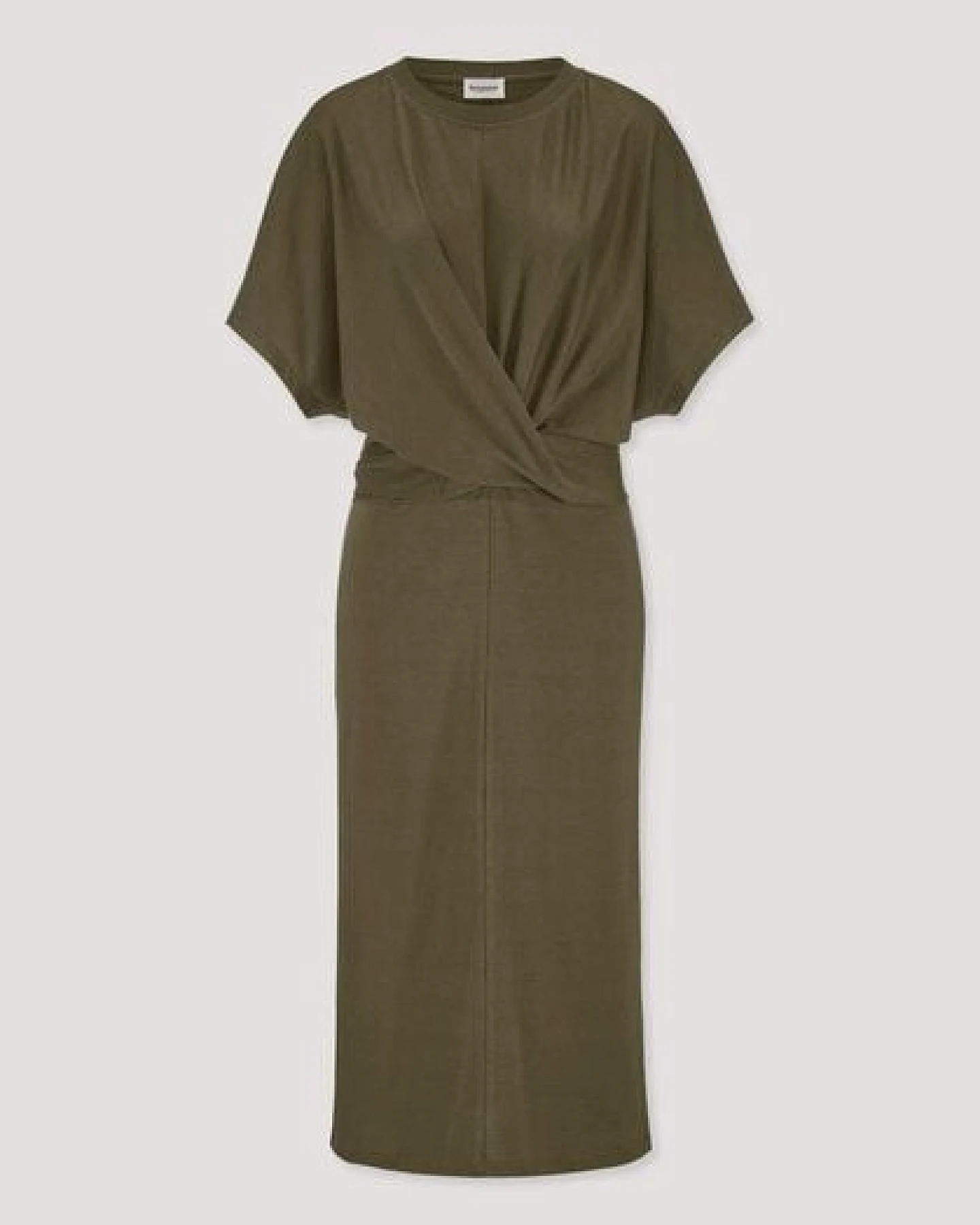 hessnatur Jersey Kleid Midi Oversize aus reiner Bio-Baumwolle – Ansicht 4
