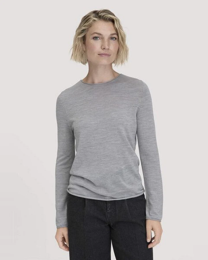 hessnatur Strick Pullover Regular aus reiner Bio-Merinowolle