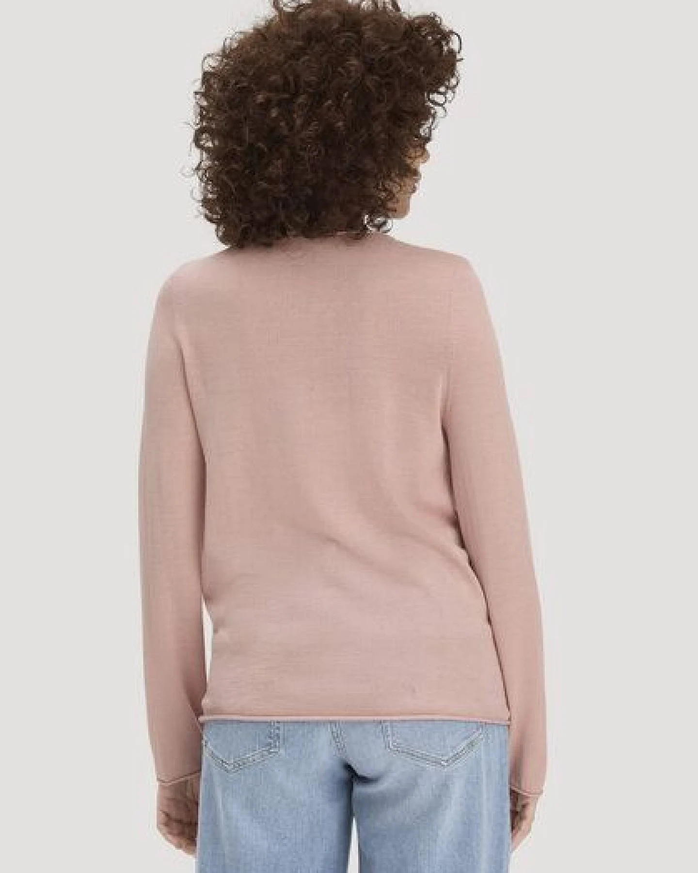 hessnatur Strick Pullover Regular aus reiner Bio-Merinowolle – Ansicht 2
