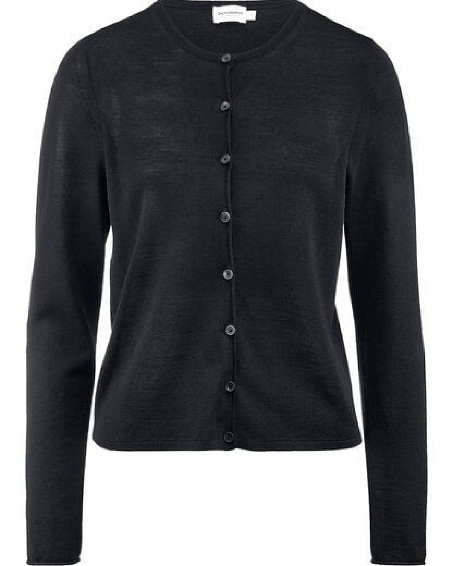hessnatur Strick Jacke Regular aus reiner Bio-Merinowolle – Ansicht 3