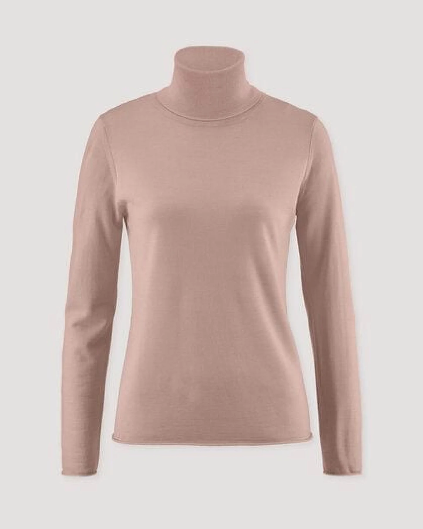 hessnatur Strick Rollkragen Pullover Slim aus reiner Bio-Merinowolle – Ansicht 4