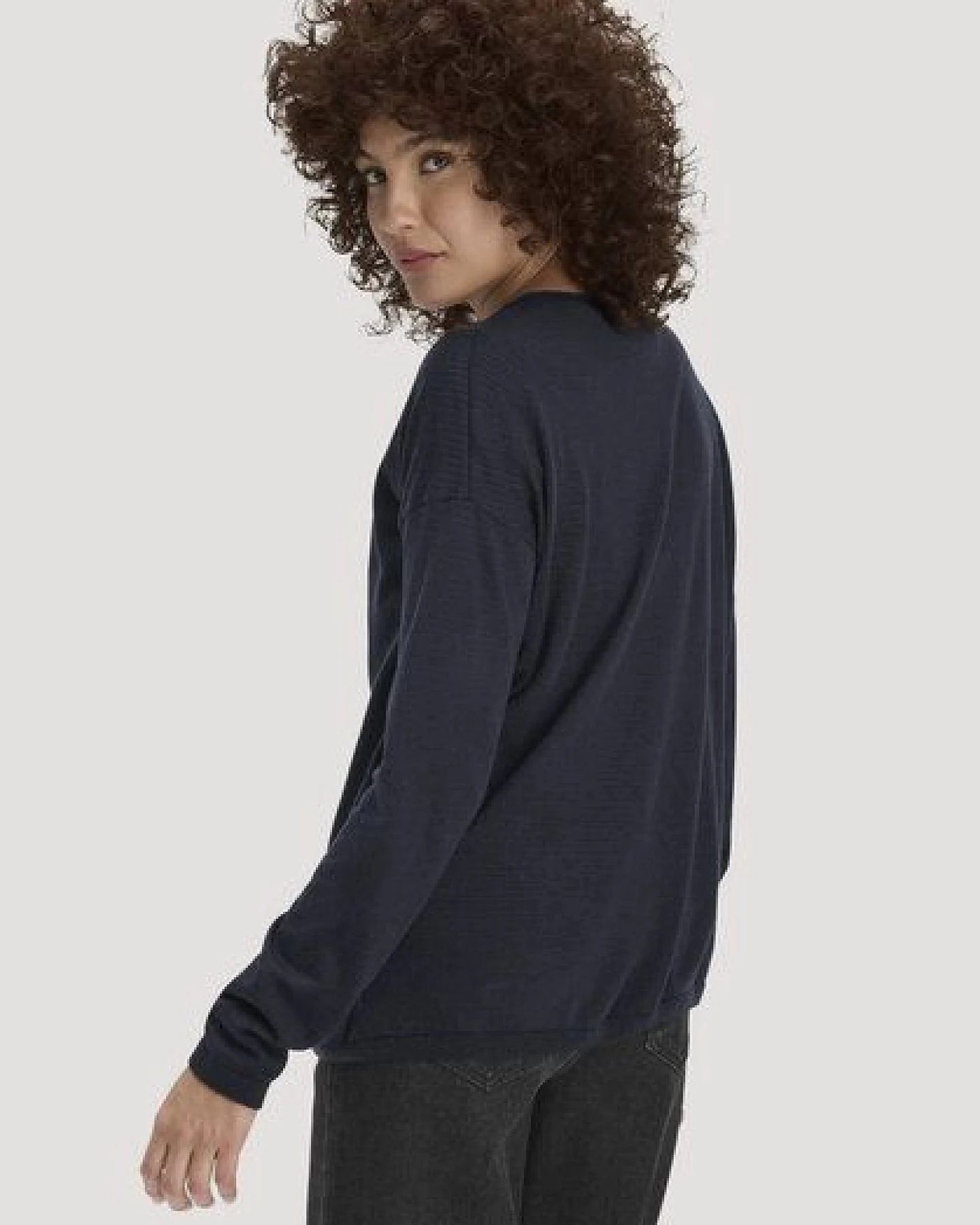 hessnatur Strick Pullover Oversize aus TENCEL Lyocell mit Bio-Baumwolle – Ansicht 2