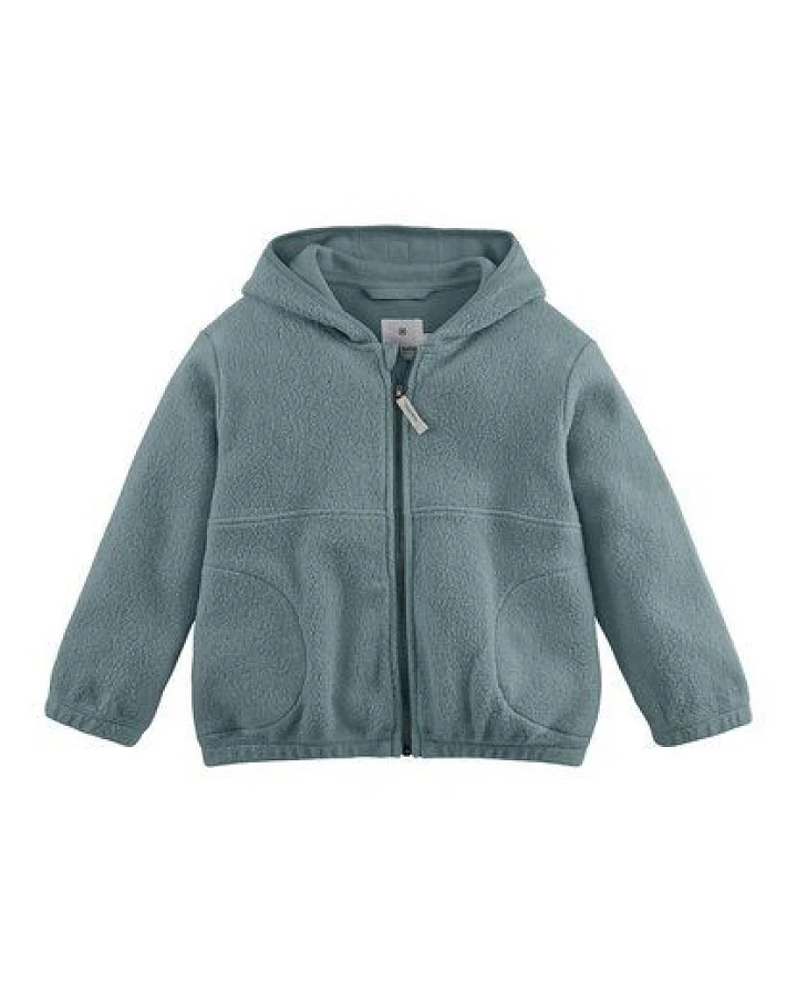 hessnatur Fleece Jacke aus reiner Bio-Baumwolle