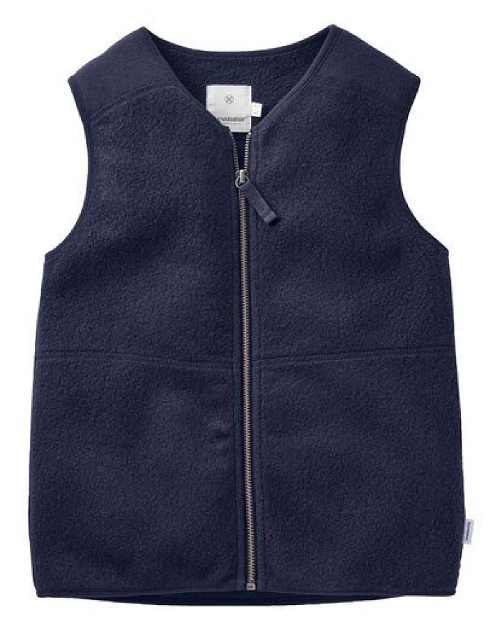 hessnatur Fleece Weste aus reiner Bio-Baumwolle