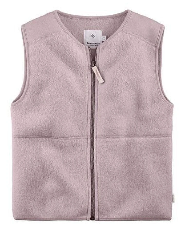 hessnatur Fleece Weste aus reiner Bio-Baumwolle