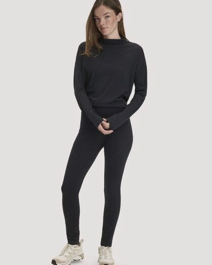 hessnatur Leggings Medium Cut ACTIVE FUNCTIONAL aus Bio-Merinowolle und Bio-Baumwolle