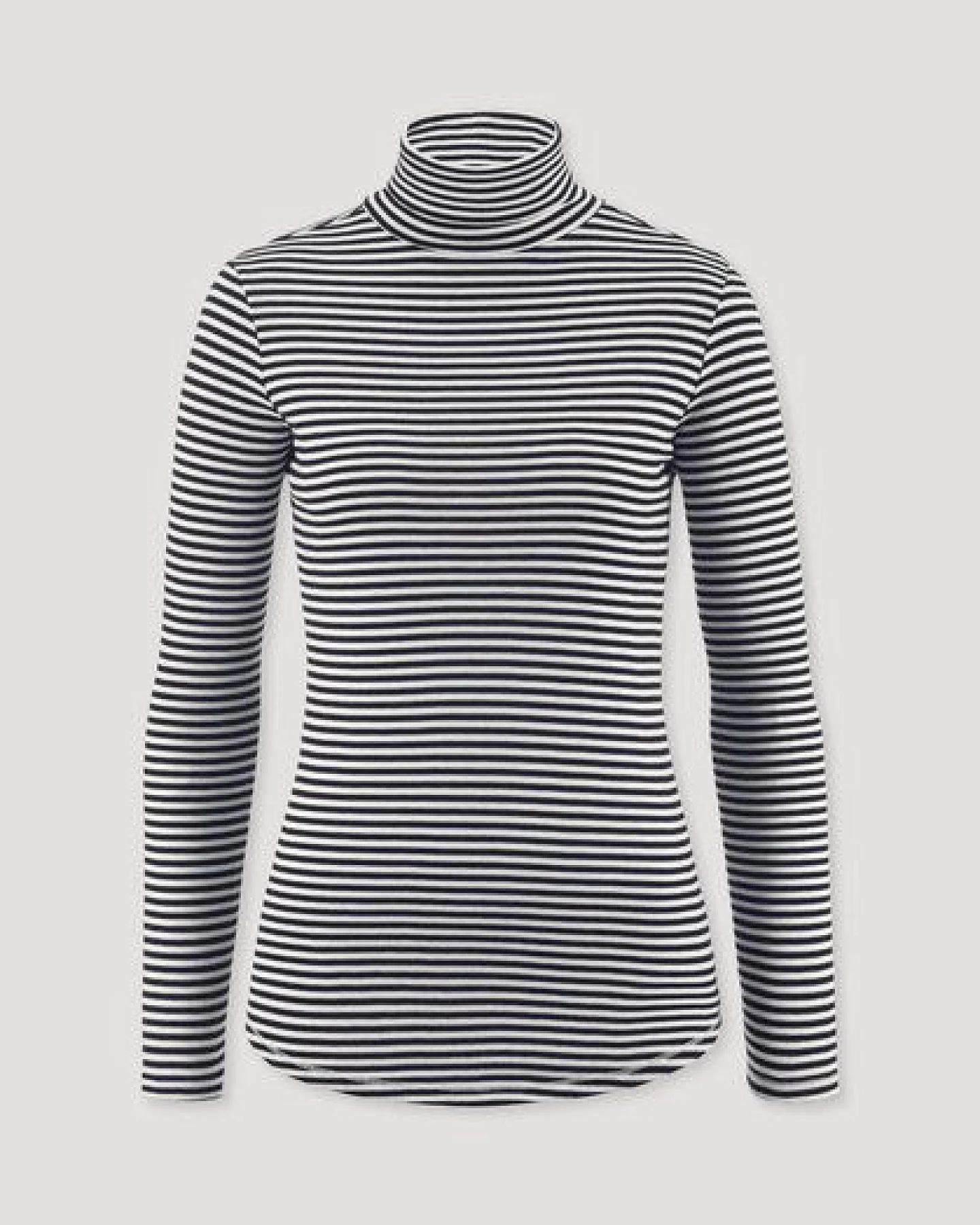 hessnatur Streifen Softrib Longsleeve Fitted aus Bio-Baumwolle und Modal – Ansicht 4