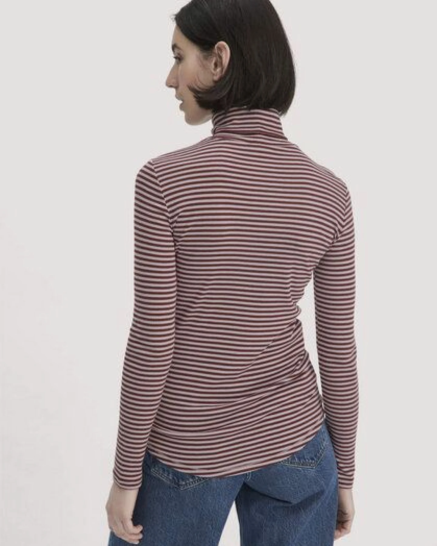 hessnatur Streifen Softrib Longsleeve Fitted aus Bio-Baumwolle und Modal – Ansicht 2