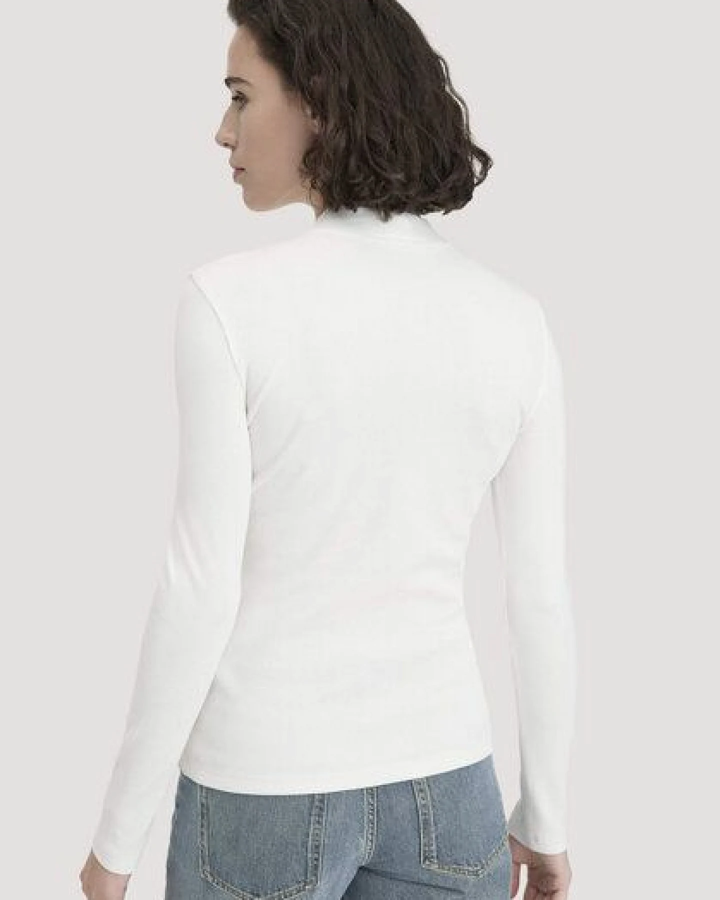 hessnatur Rib Longsleeve Slim aus Bio-Baumwolle – Ansicht 2