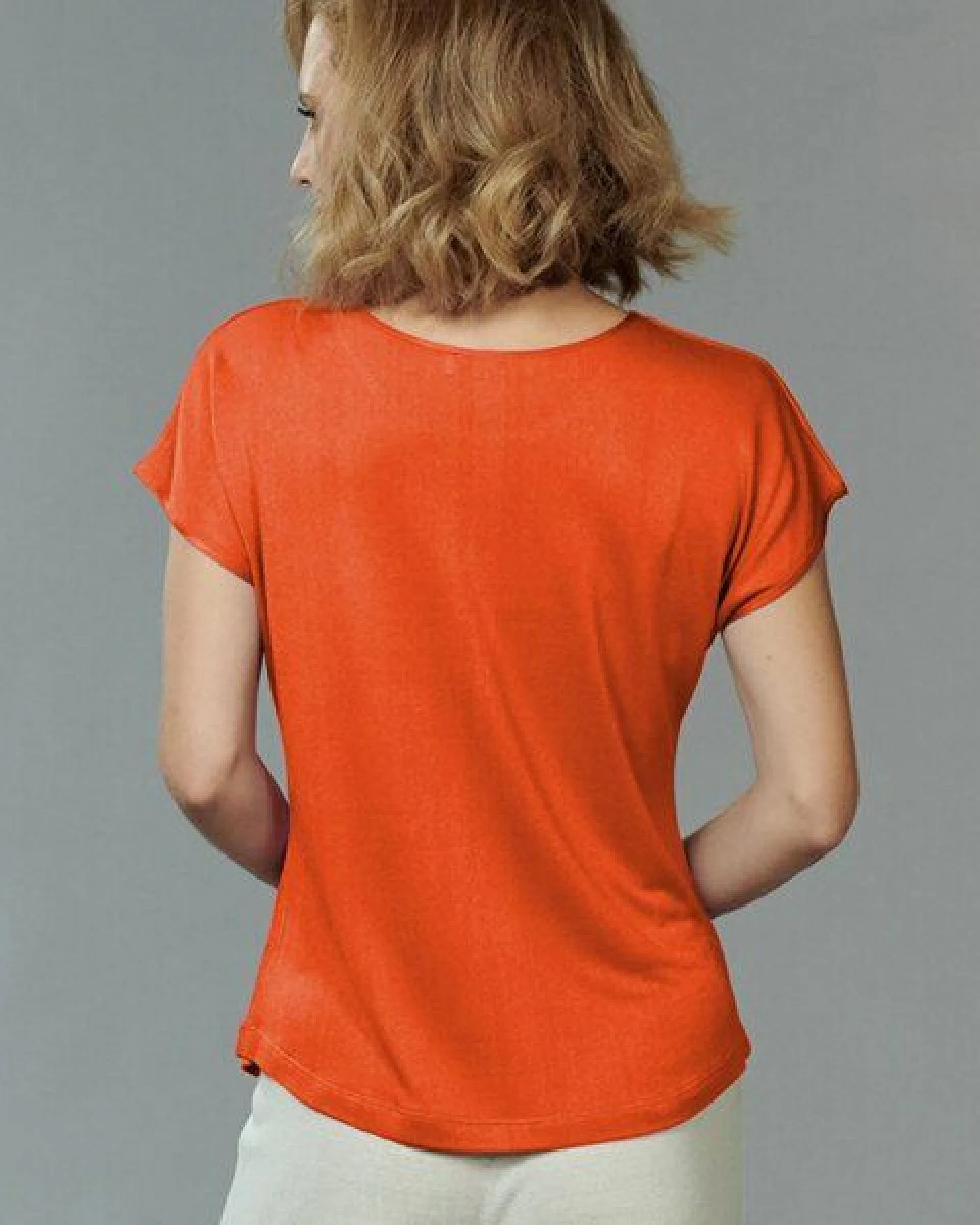 Kokon Zwo Basic Shirt mit überschnittenem Arm 43% Seide (peacesilk), 17% Leinen – Ansicht 3