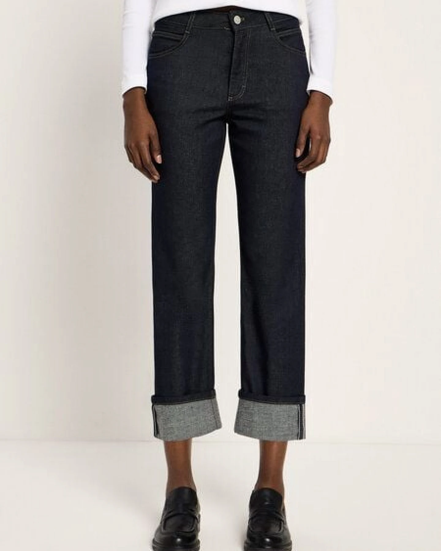 LANIUS Jeans mit Aufschlag (GOTS) aus Bio-Baumwolle – Ansicht 3