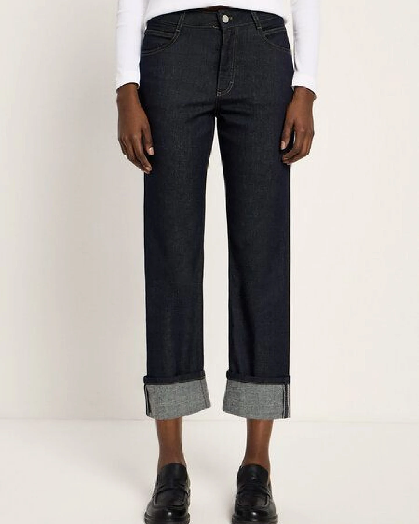 LANIUS Jeans mit Aufschlag (GOTS) aus Bio-Baumwolle – Ansicht 3