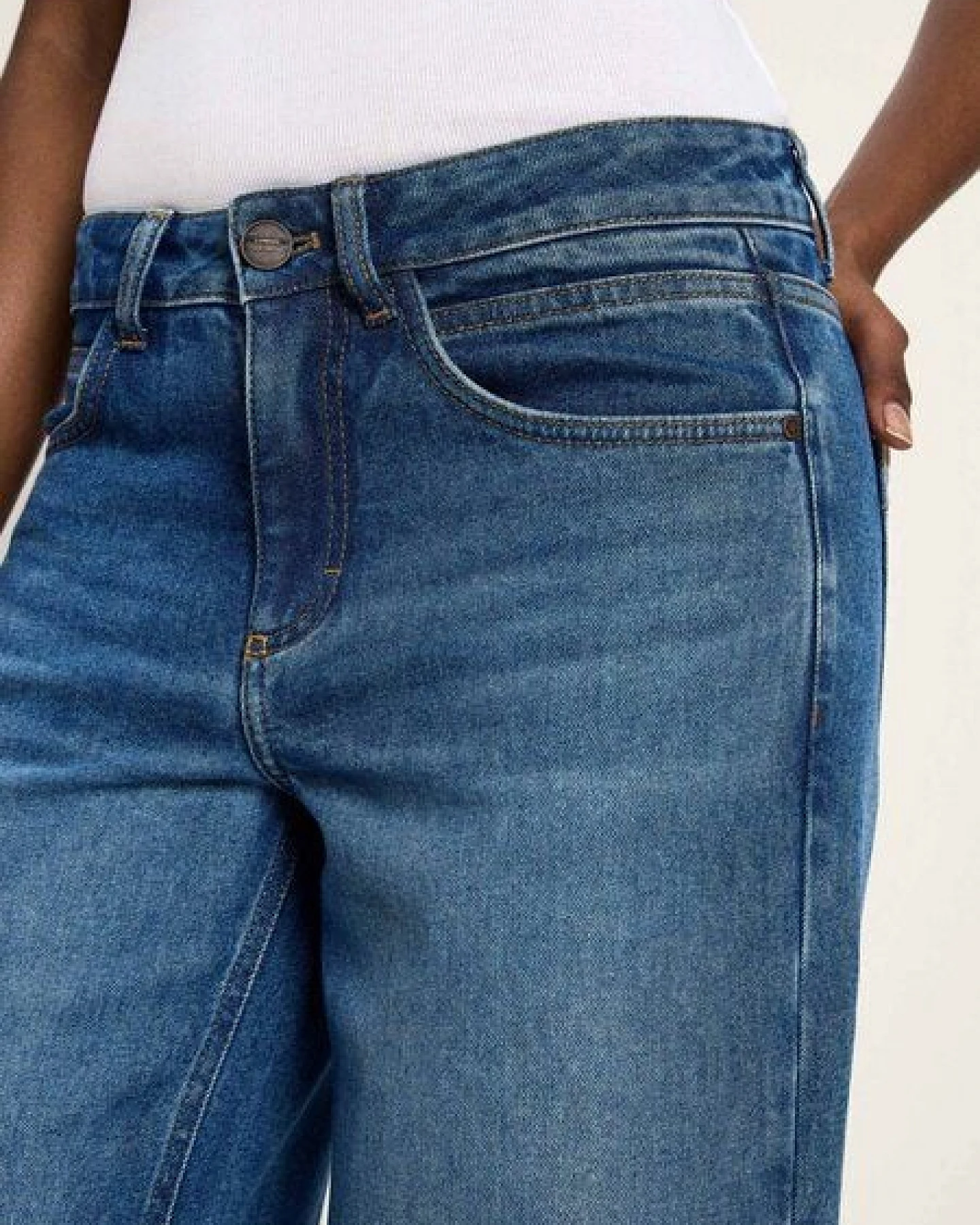 LANIUS Marlenejeans (GOTS) aus Bio-Baumwolle – Ansicht 4