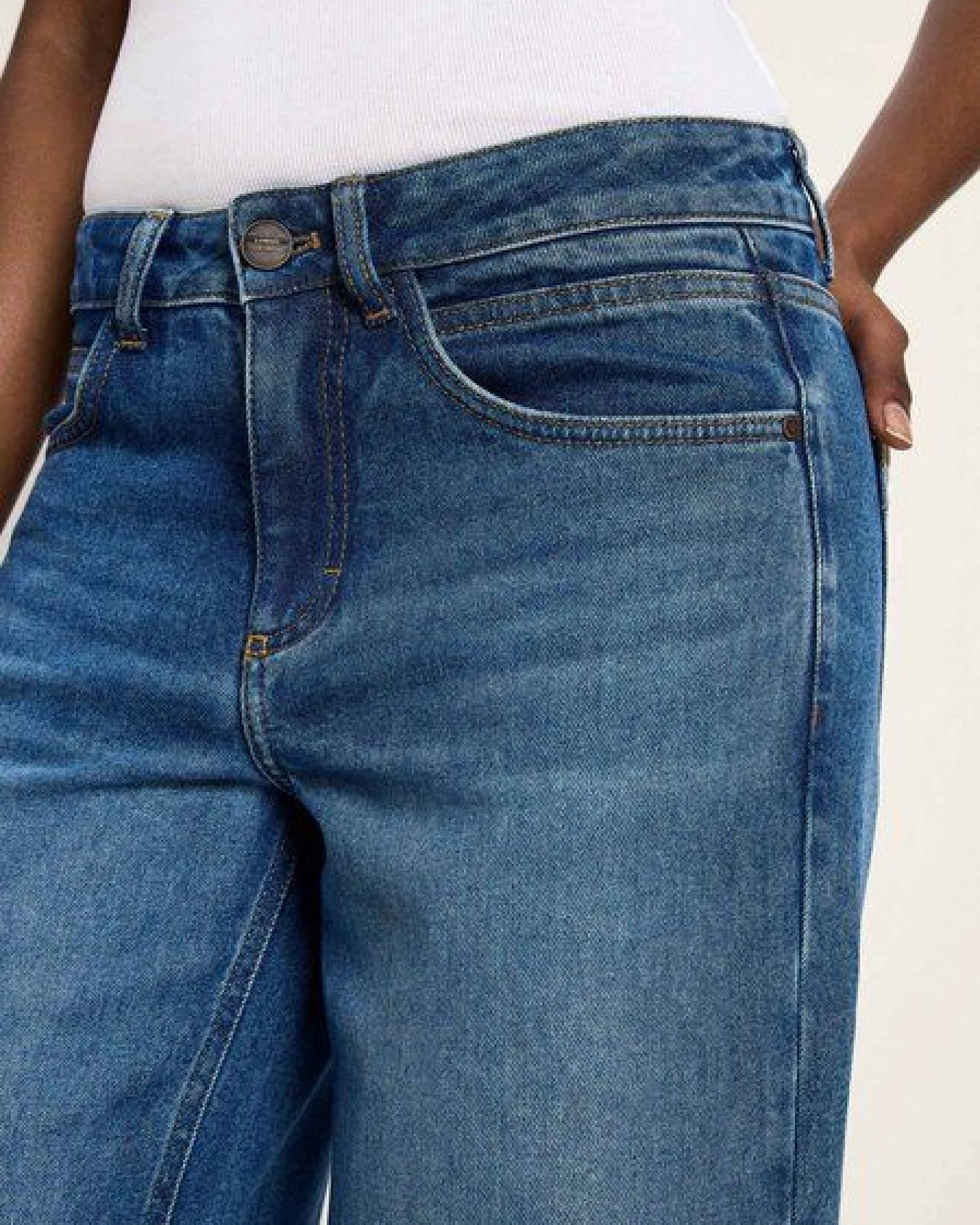 LANIUS Marlenejeans (GOTS) aus Bio-Baumwolle – Ansicht 2