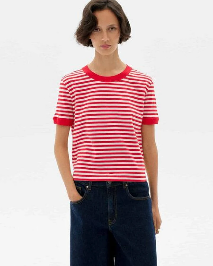 thinking mu Stripes Zowi R T-Shirt
