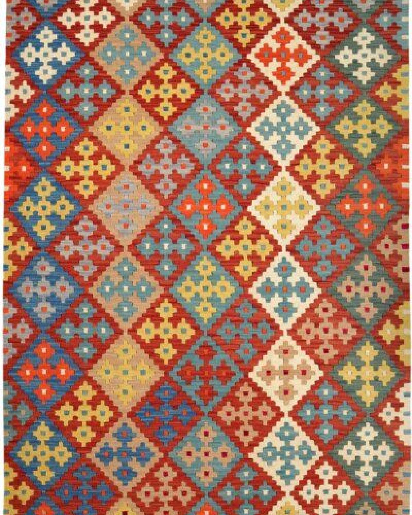 Kelim Gashgai Mehrfarbig „Rugtales“ aus Schurwolle, 132x182 cm – Ansicht 3