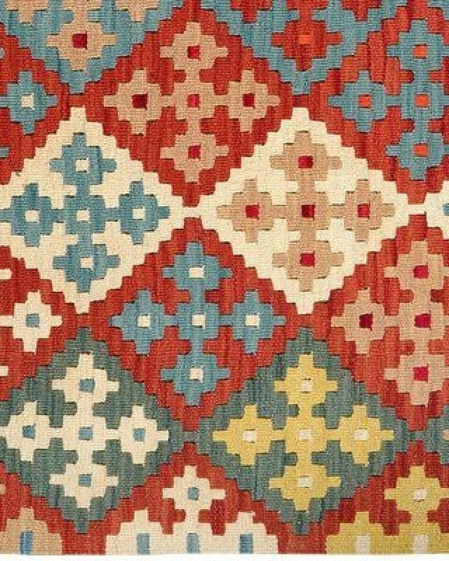 Kelim Gashgai Mehrfarbig „Rugtales“ aus Schurwolle, 132x182 cm – Ansicht 4