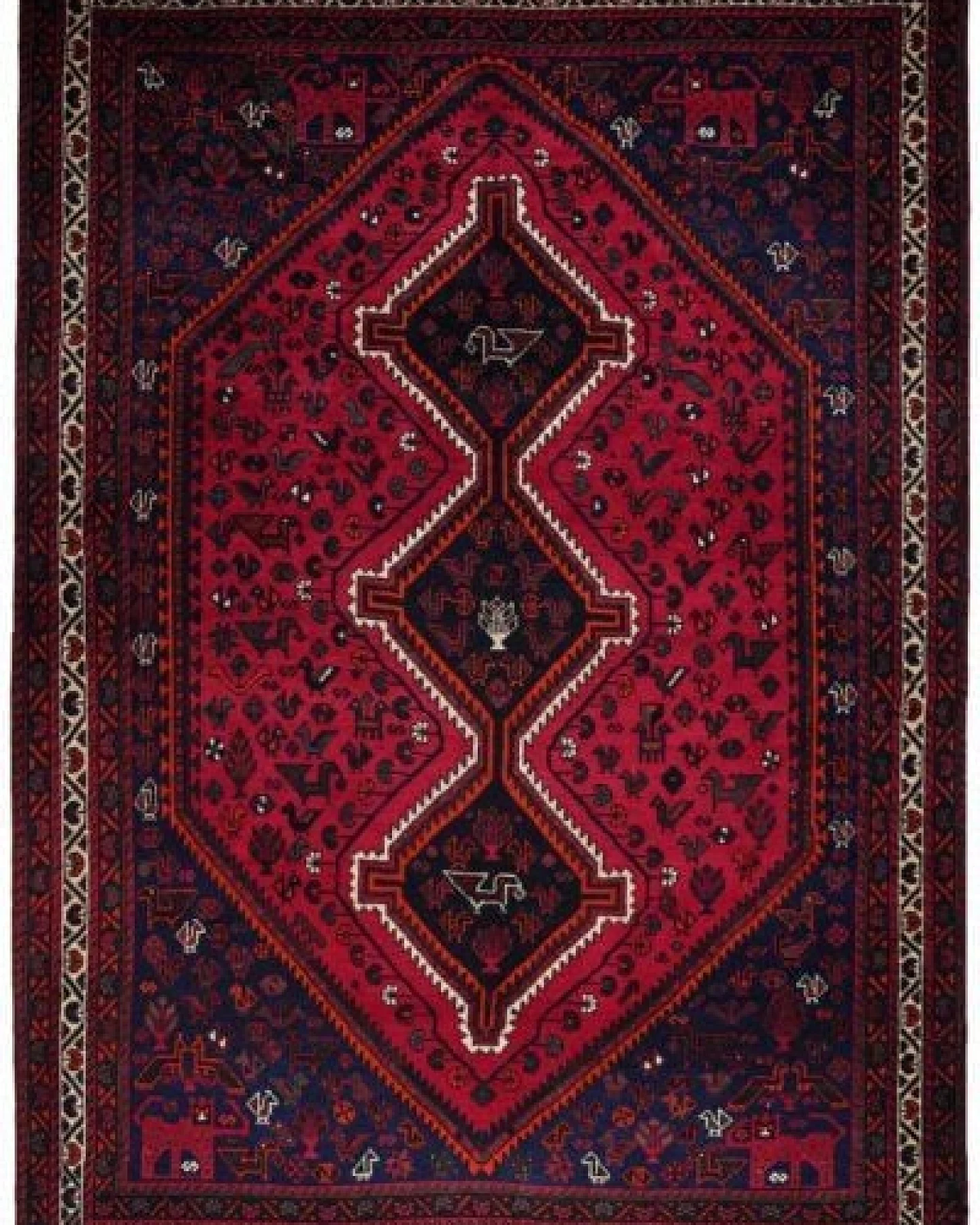 Gashgai Mehrfarbig „Rugtales“ aus Schurwolle, 205x295 cm – Ansicht 3