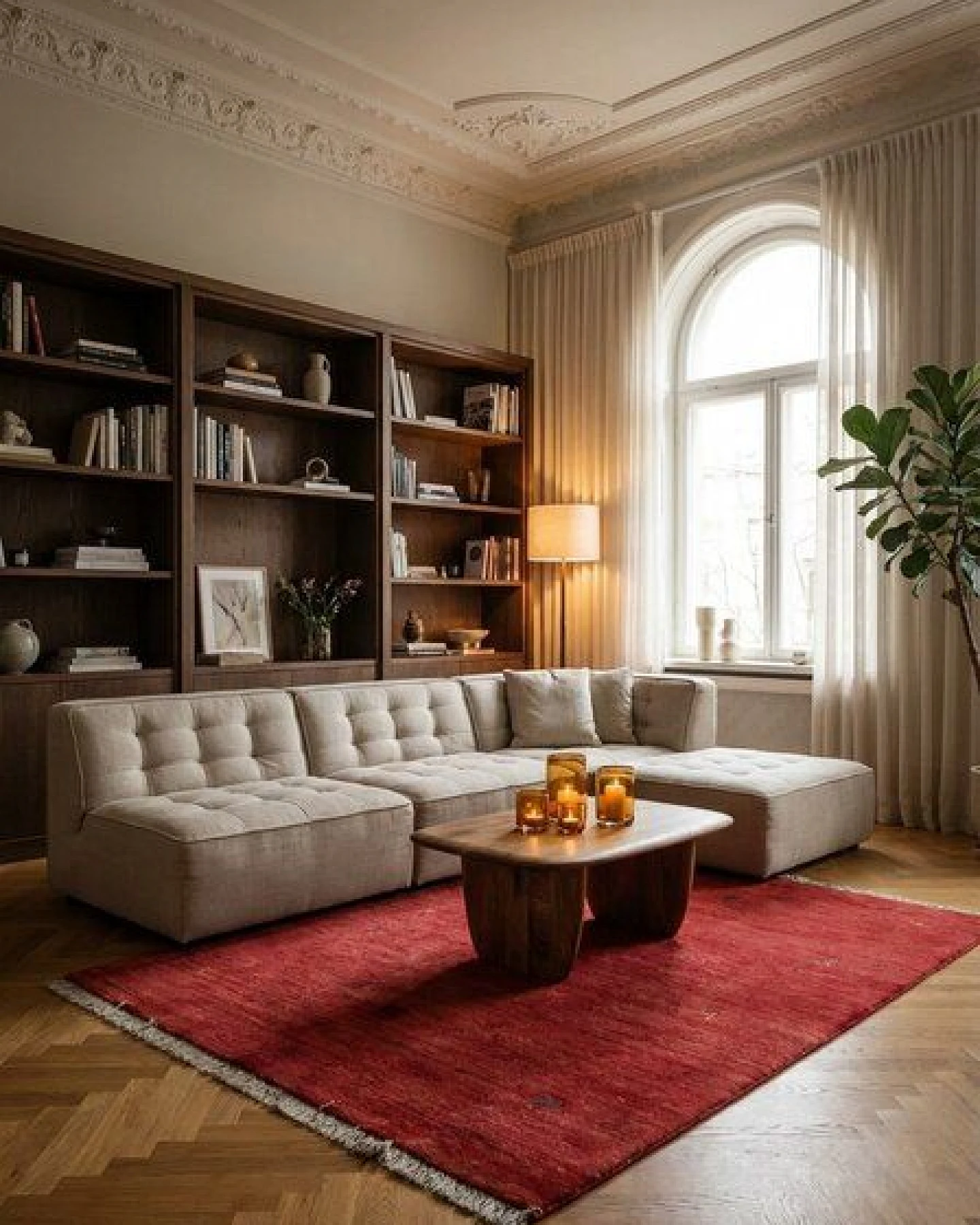 Gabbeh Rot „Rugtales“ aus Schurwolle, 130x173 cm – Ansicht 2