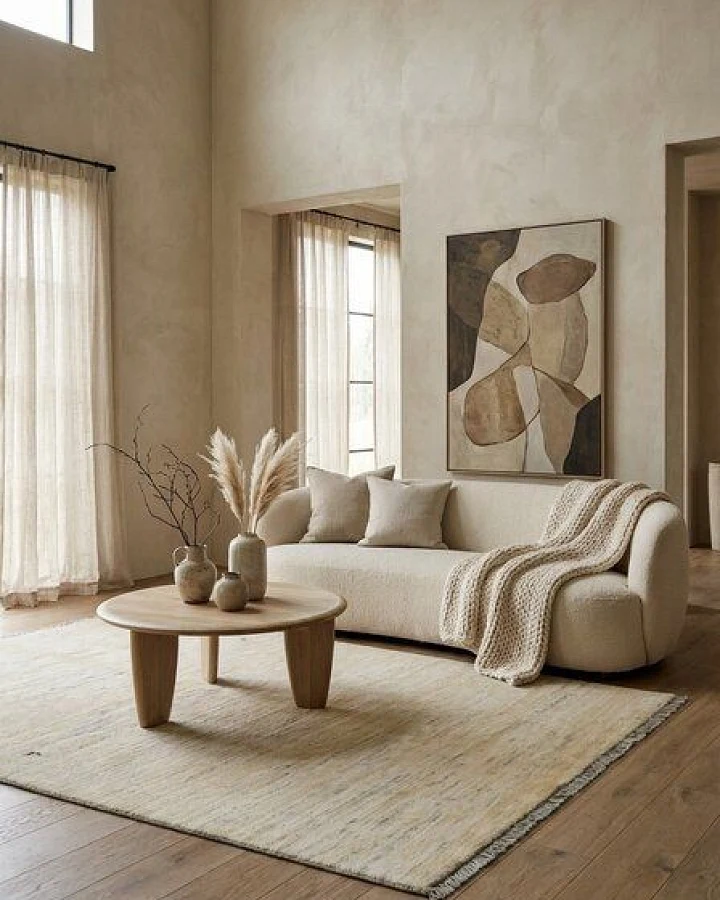 Gabbeh Beige „Rugtales“ aus Schurwolle, 169x249 cm