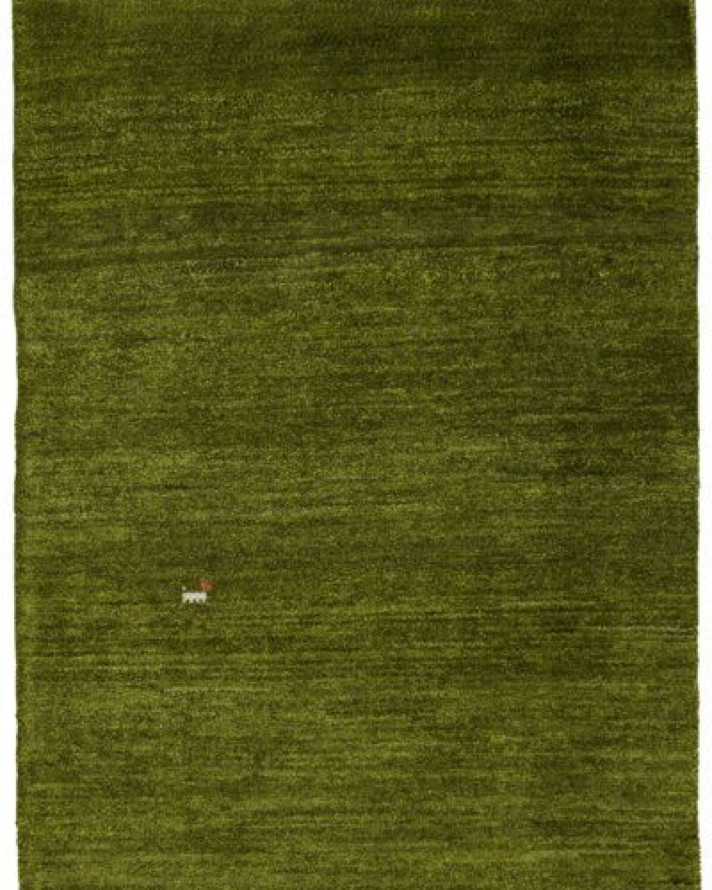 Gabbeh Grün „Rugtales“ aus Schurwolle, 85x115 cm – Ansicht 3