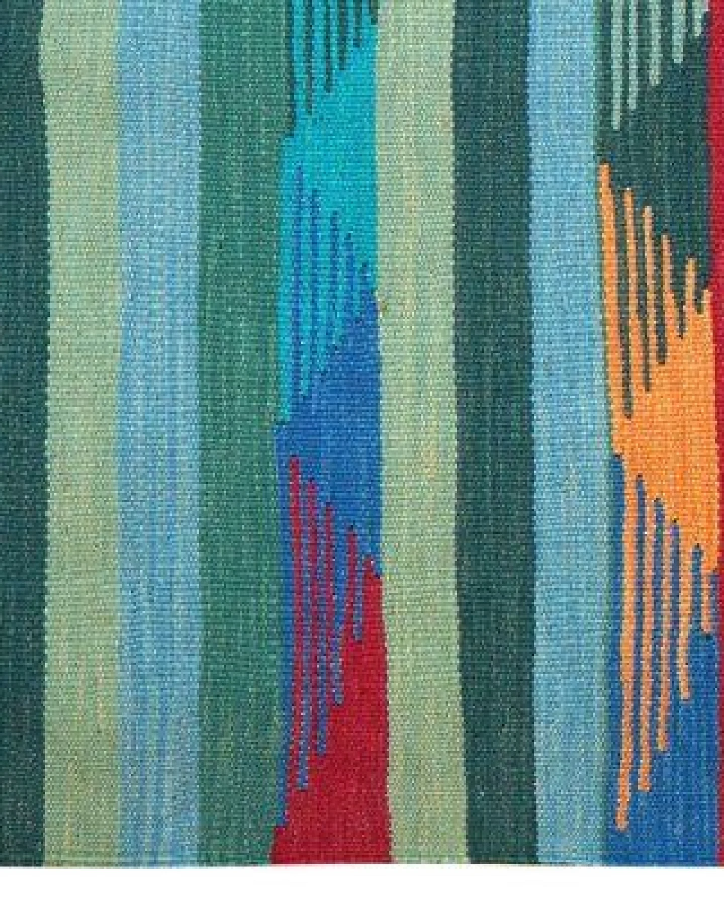 Kelim Gashgai Mehrfarbig „Rugtales“ aus Schurwolle, 100x156 cm – Ansicht 3