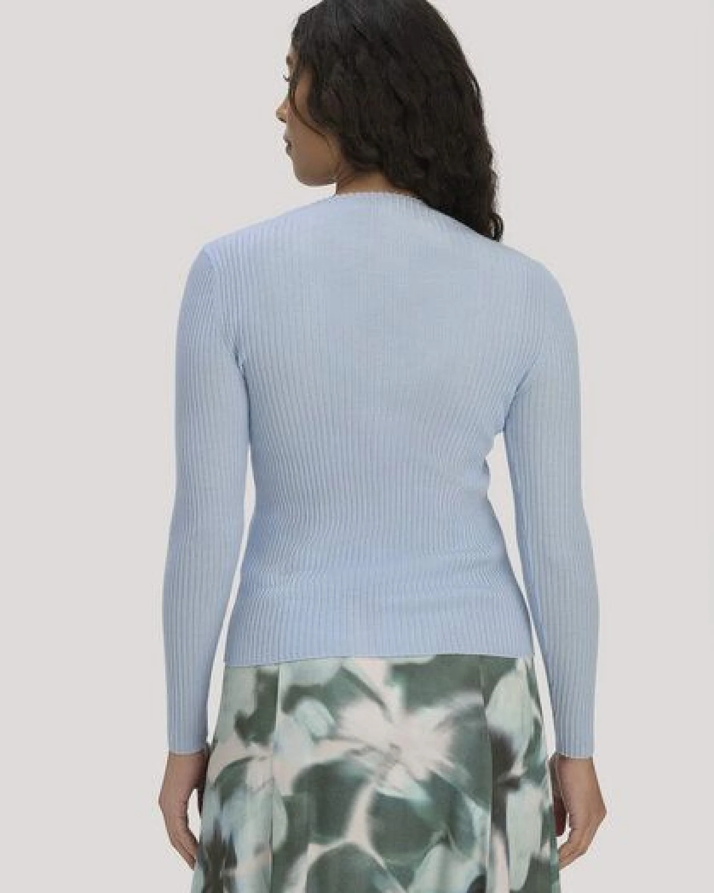 hessnatur Strick Pullover Fitted aus TENCEL Lyocell mit Bio-Baumwolle – Ansicht 2