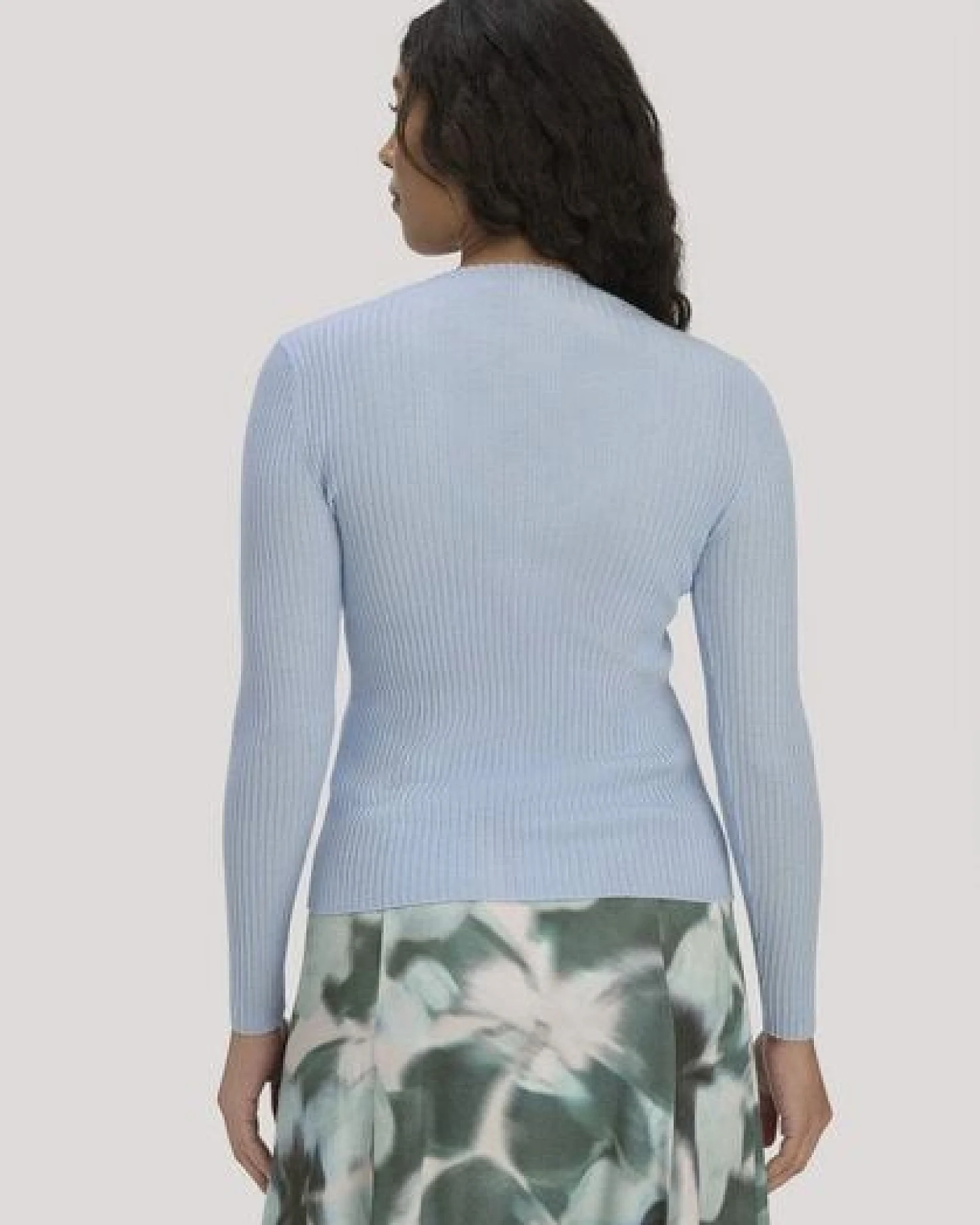 hessnatur Strick Pullover Fitted aus TENCEL Lyocell mit Bio-Baumwolle – Ansicht 2