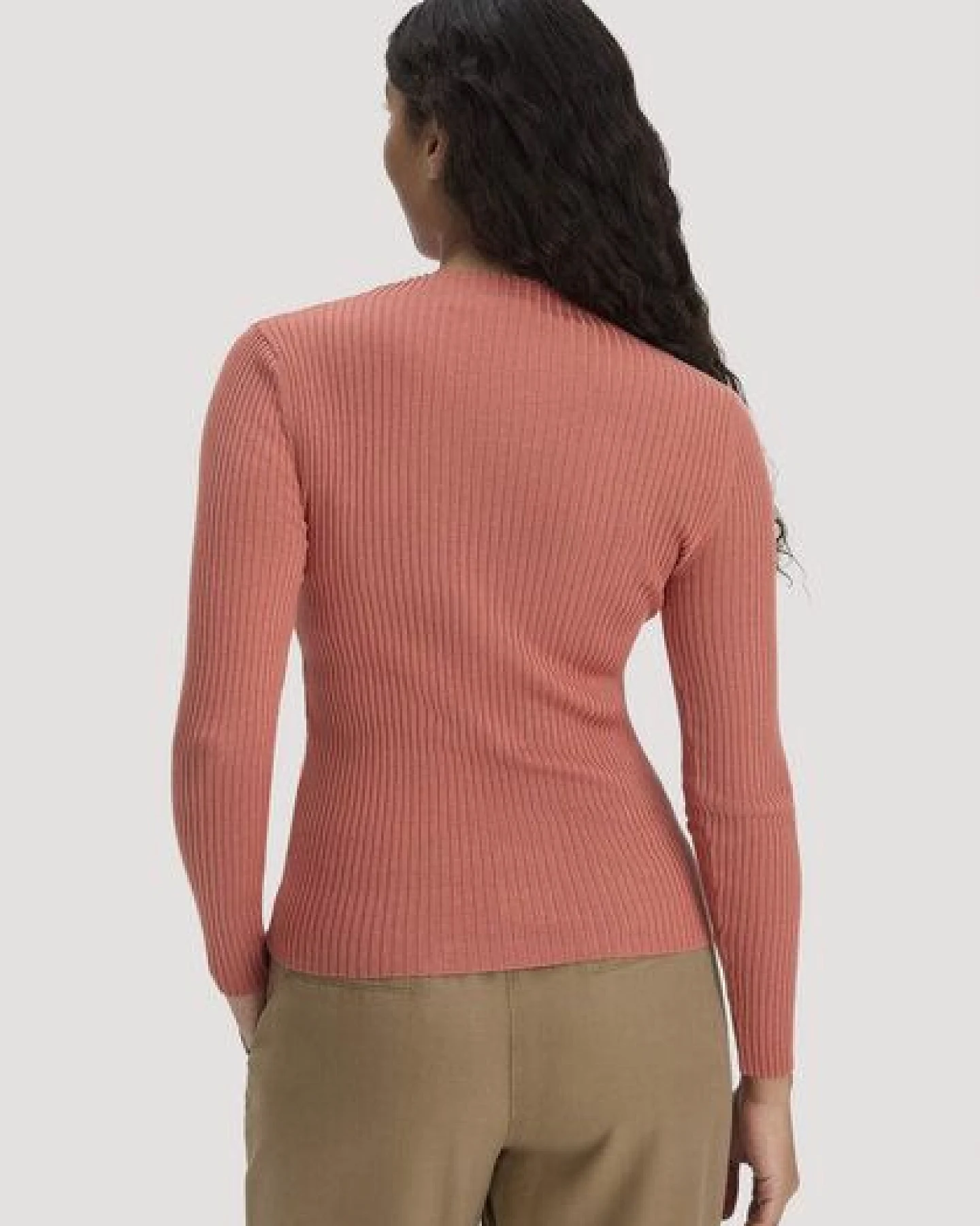 hessnatur Strick Pullover Fitted aus TENCEL Lyocell mit Bio-Baumwolle – Ansicht 2