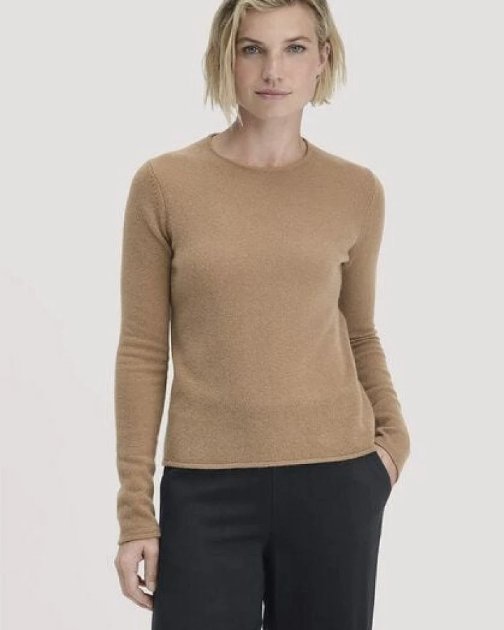 hessnatur Strick Pullover Regular BETTER RECYCLING aus reinem Kaschmir