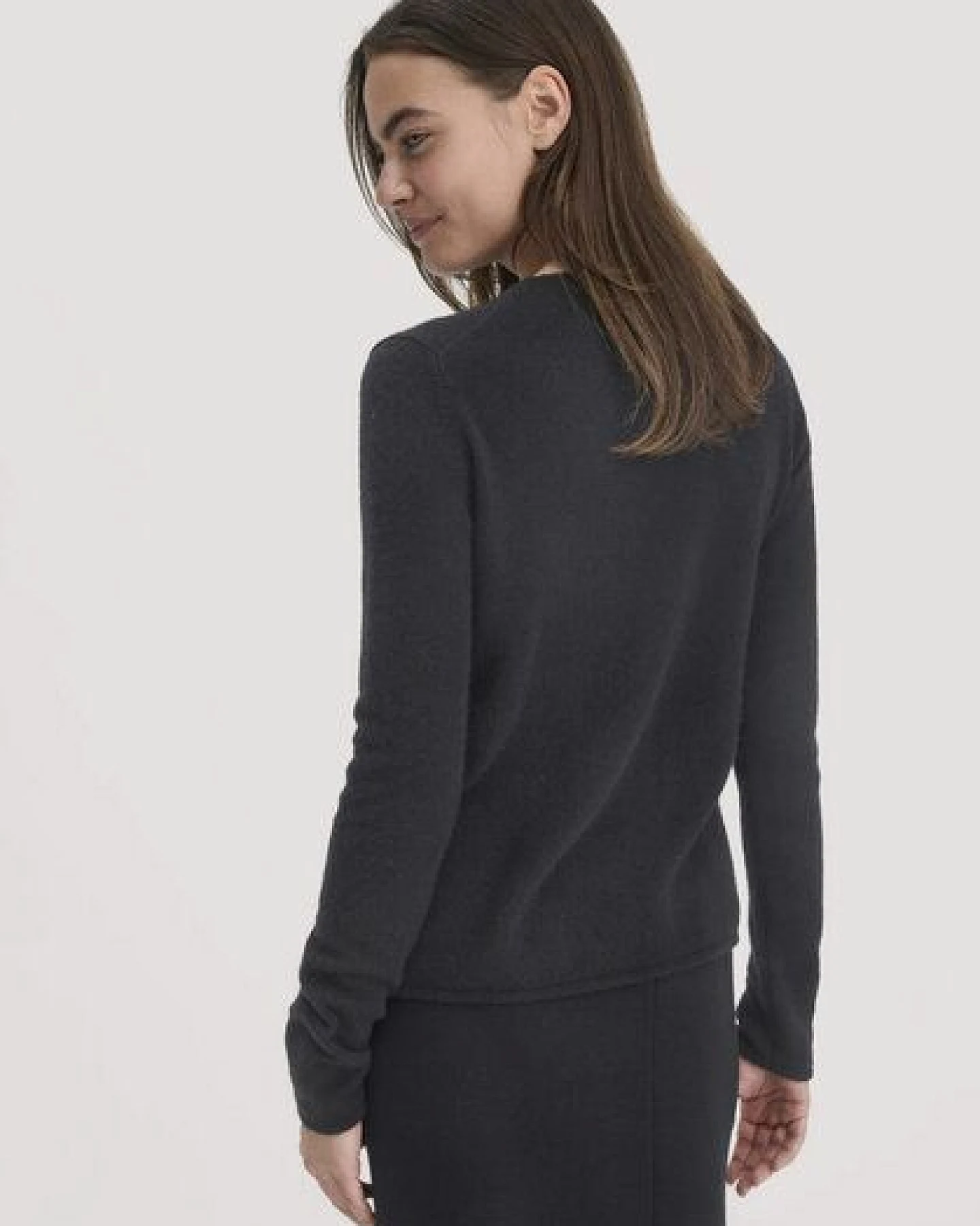 hessnatur Strick Pullover Regular BETTER RECYCLING aus reinem Kaschmir – Ansicht 2