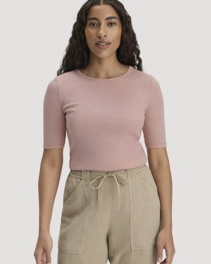 hessnatur Softrib T-Shirt Fitted aus Bio-Baumwolle und TENCEL Modal