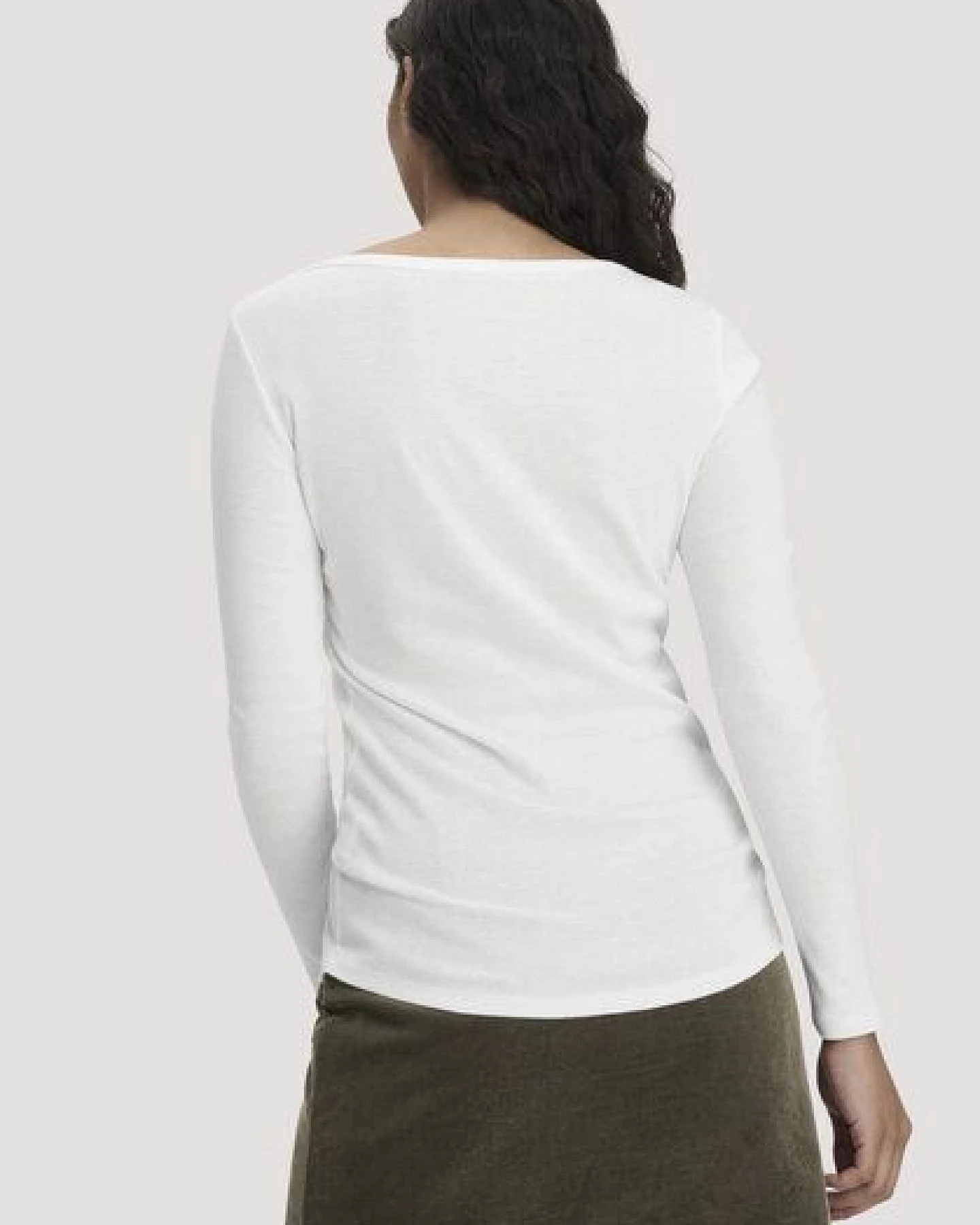 hessnatur Softrib Longsleeve Fitted aus Bio-Baumwolle und TENCEL Modal – Ansicht 2