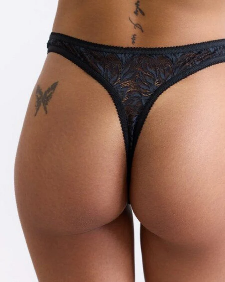 Produktseite: erlich textil Iconic Lace String mit Spitze, made in Europe