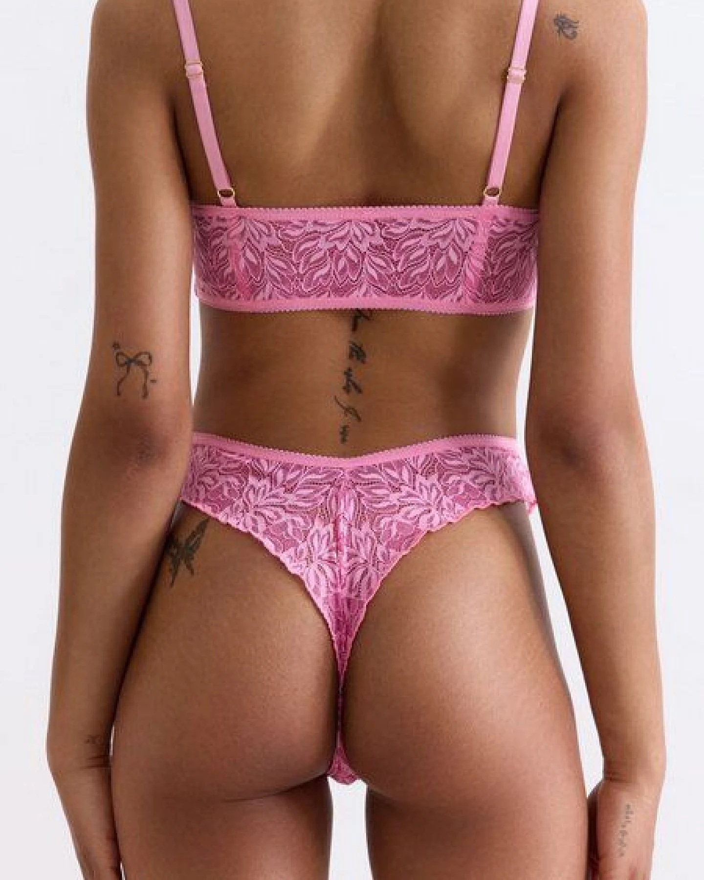 erlich textil Iconic Lace Brazil String mit Spitze aus abbaubarem Polyamid, made in Europe – Ansicht 3