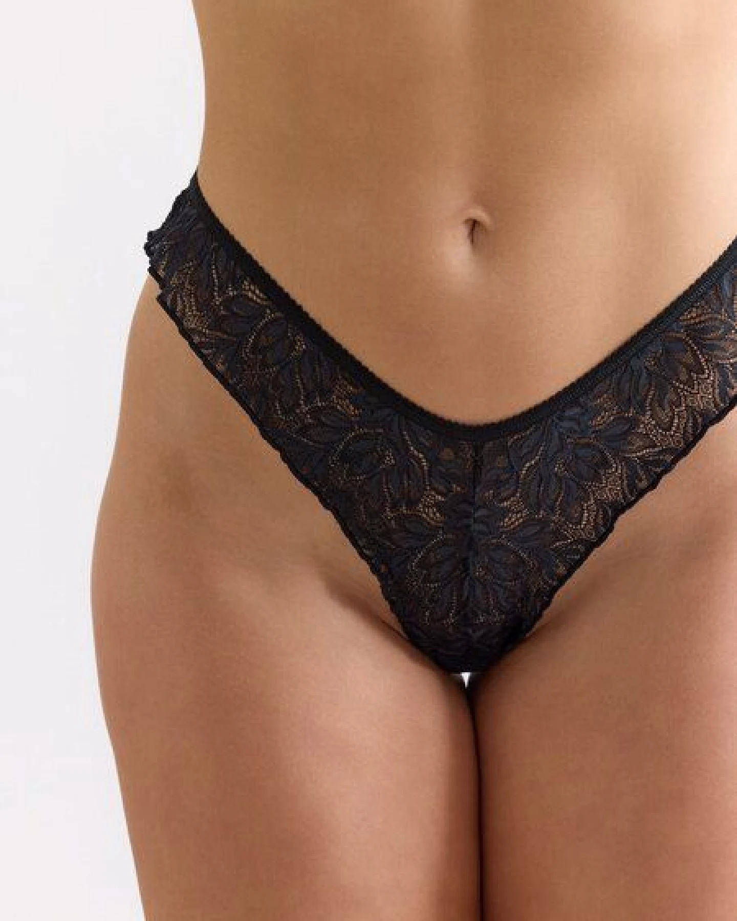 erlich textil Iconic Lace Brazil String mit Spitze aus abbaubarem Polyamid, made in Europe – Ansicht 2