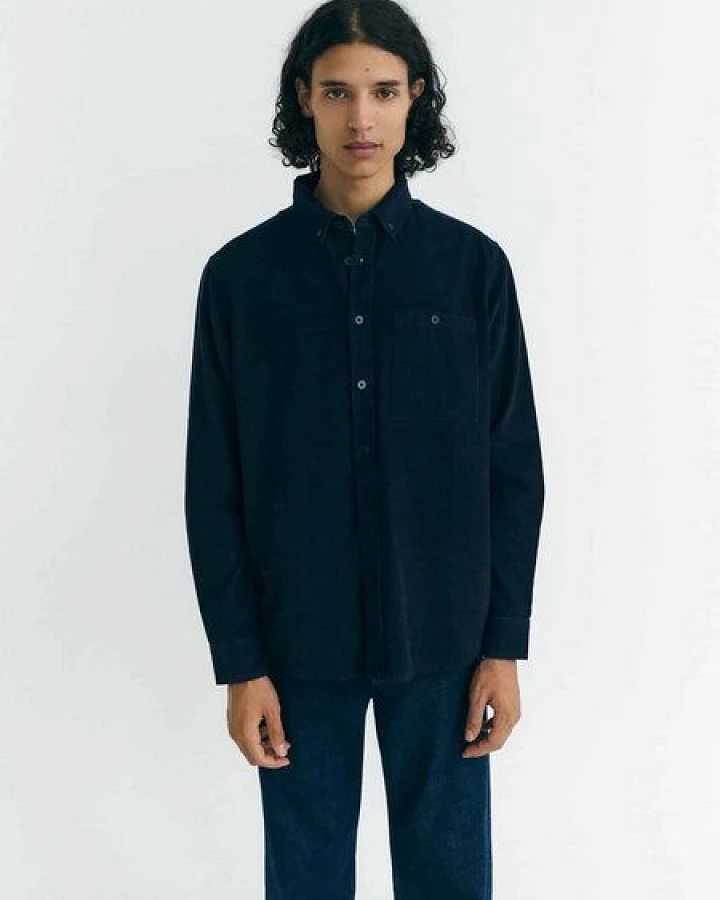 thinking mu Herren Hemd - Corduroy Anto Shirt - aus Baumwolle