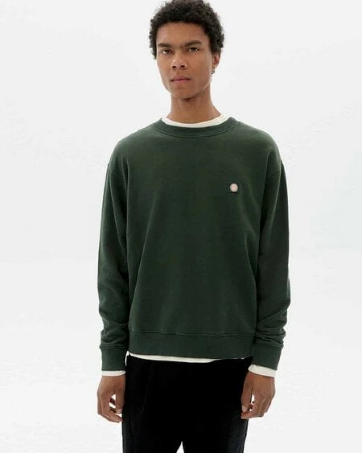 thinking mu Herren Sweatshirt - Sol Contrast Leon Sweatshirt