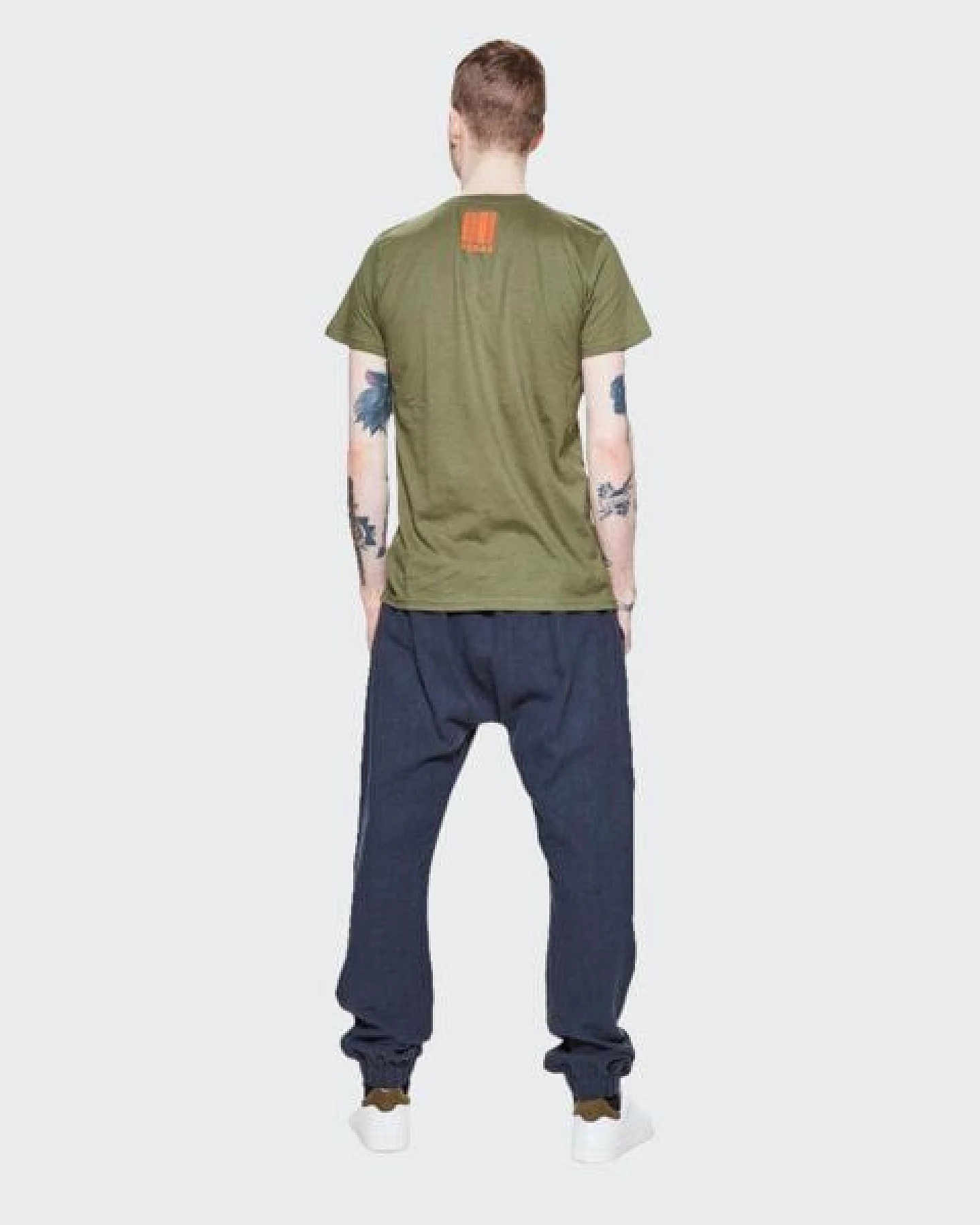 LUMEN organic Hose EXTRA BAGGY Leinen blau – Ansicht 4