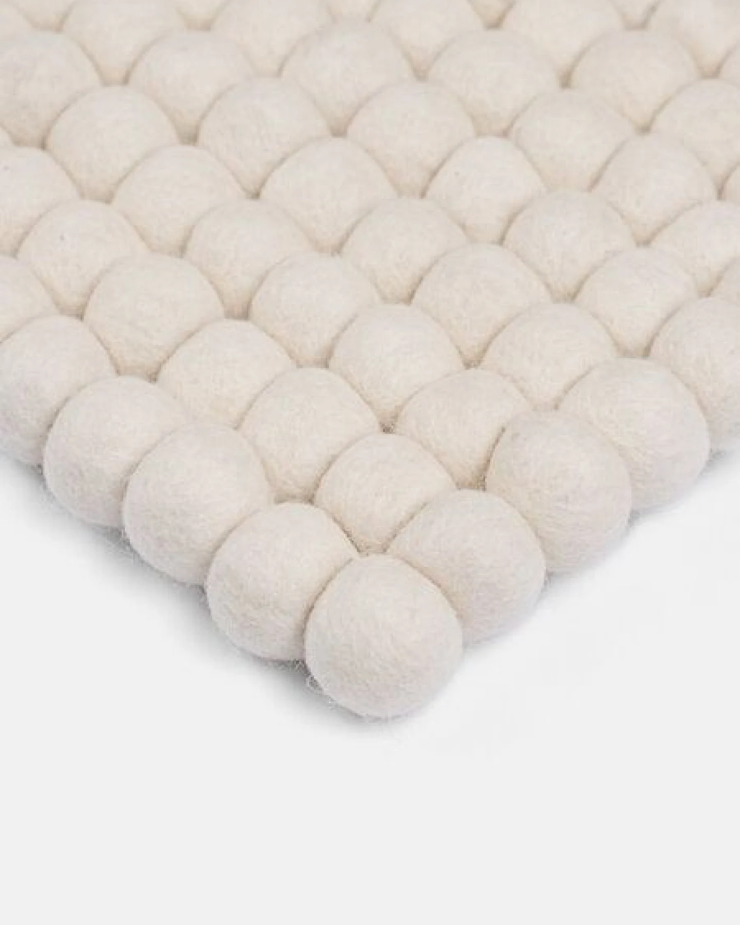 myfelt Filzkugelteppich rechteckig, 100% Schurwolle – Ansicht 3